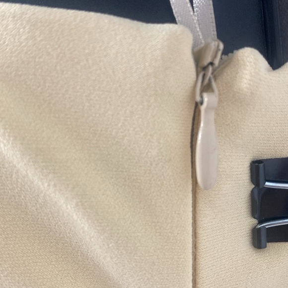 Zara Fitted Midi Dress Yellow L - Picture 7 of 11